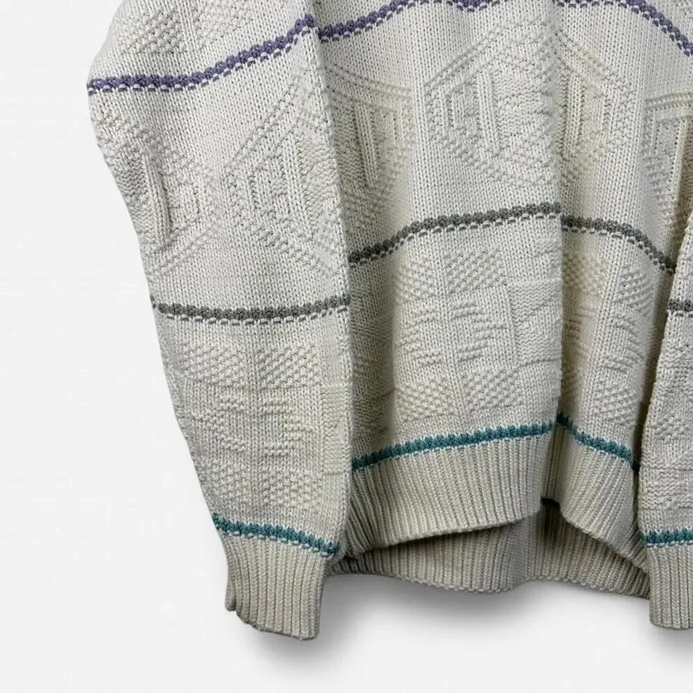 Vintage the fox collection textured knit sweater